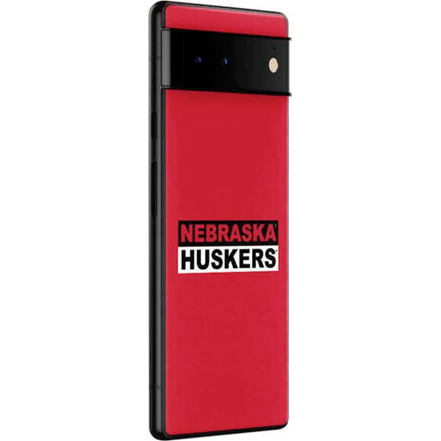 University of Nebraska Red Huskers Google Pixel 6 Skin
